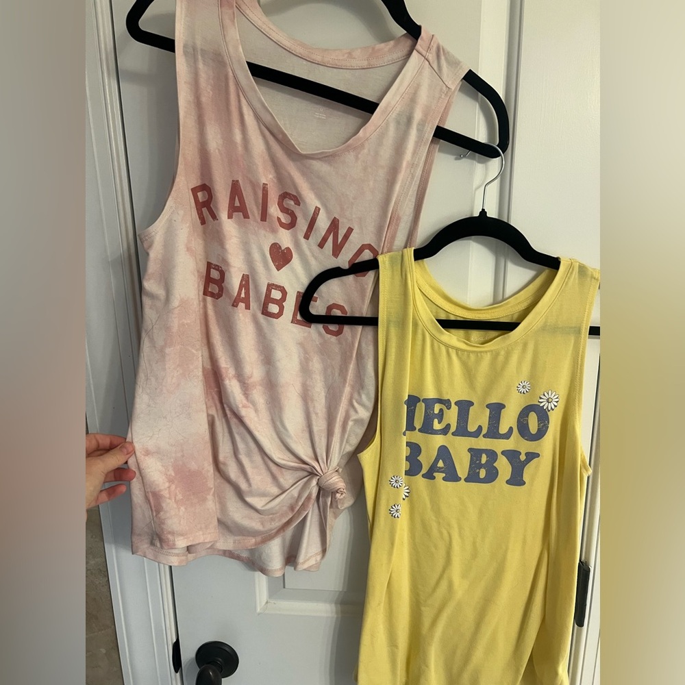 Cute maternity tanks